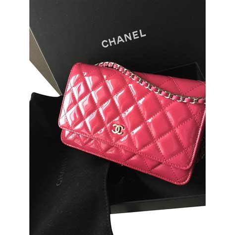 chanel classic wallet on chain pink|chanel wallet on chain price.